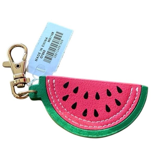 J. Crew Watermelon Bag Charm NWT - Picture 1 of 2